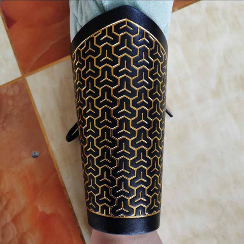 Ancient Hanfu Bracer Men's Hat Flat Top Eaves Hat Chinese Ming Dynasty Cosplay Accessories Hanfu Hat Bracer Armguards For Men