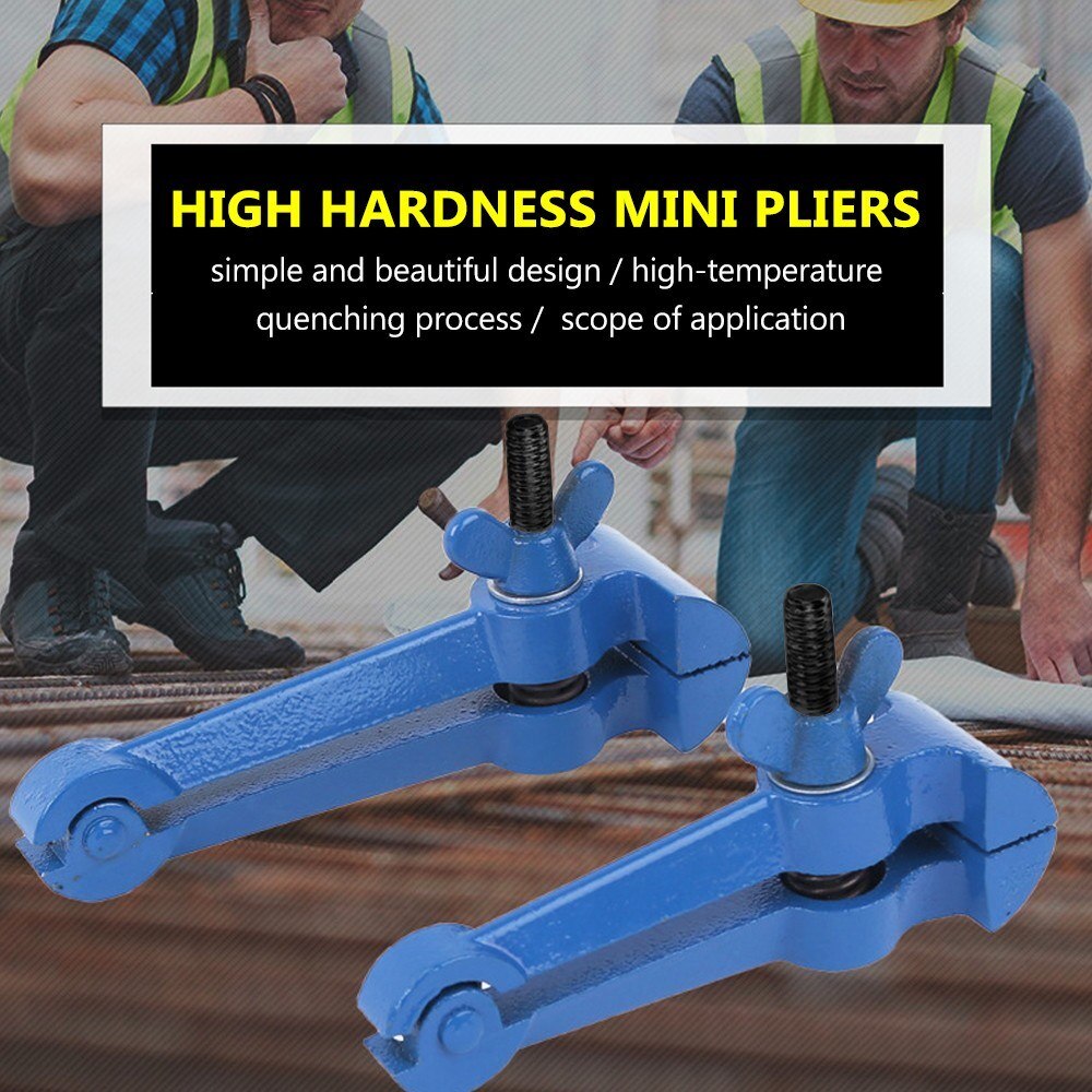 Mini Hand Held Vise Multi-Pliers 40mm Household Hand Vise Machinist Pincer Steel Fixed Pliers Hand Held Machinist Tools