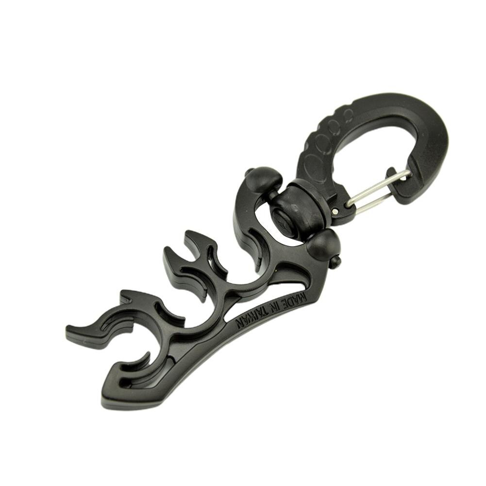 Duiken Veilig Tweede Fase Slang Houder Bc Clip Regulator Retainer Gesp Haak Praktische Voor Zwemmen Duiken: black