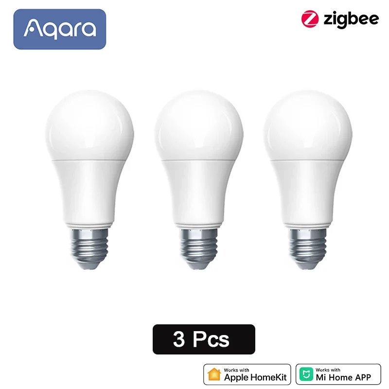 Nueva bombilla LED inteligente Aqara T1 Zigbee 3,0 E27 2700K-6500K 220-240V bombilla remota inteligente para Xiaomi Mi homeKit hogar inteligente: Morado
