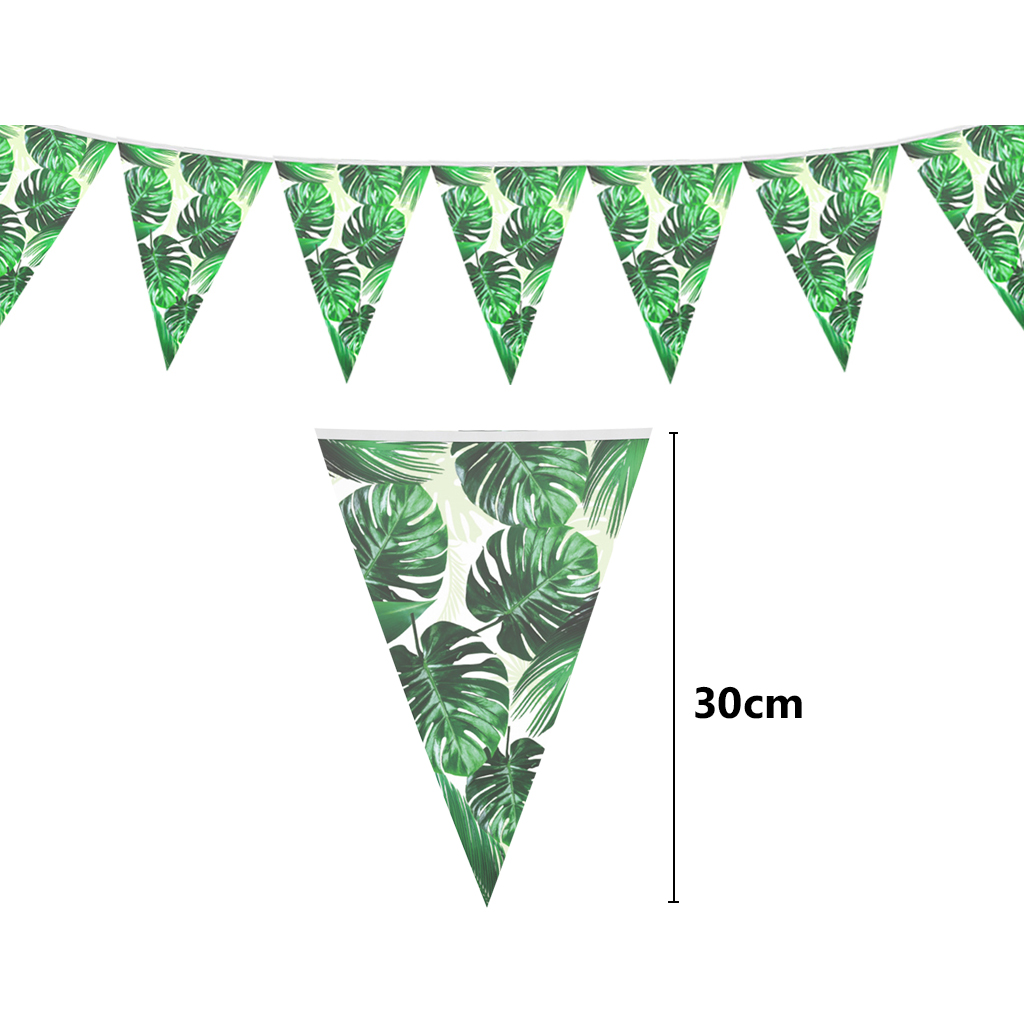 Hawaii luau fest engangsservice sæt tropisk palmeblad papir kop tallerken serviet banner sommer jungle tema fest dekoration