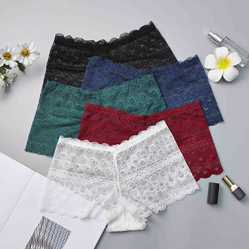 Women Soft Seamless Lace Safety Short Pants Summer Under Skirt Shorts Breathable Short Tights