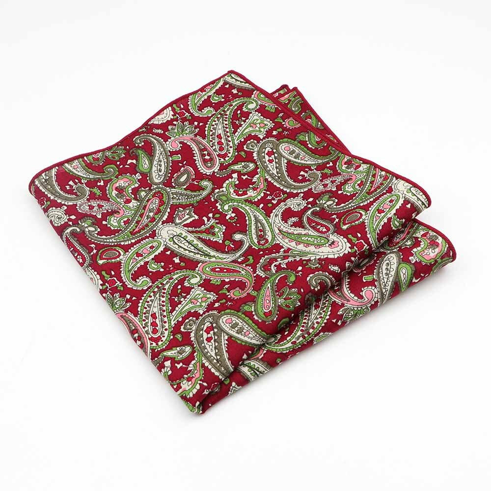 Tejido para pañuelos de algodón con estampado colorido de flores a cuadros cuadrado para hombre pañuelos de tela Casual con bolsillos cuadrados: 3