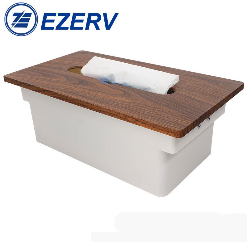 RV Tissue Box Caravan Concealed Installation Toilet Paper Dispenser motorhome home Part camper trailer accessories