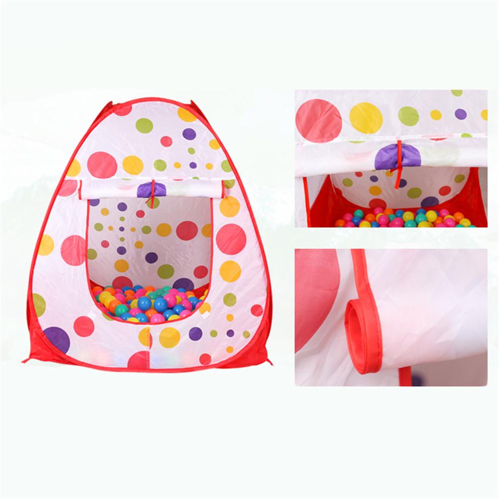 Children's Tent Indoor Play House Portable Folding Three-piece Tunnel Dot Game Bobo Ocean Ball