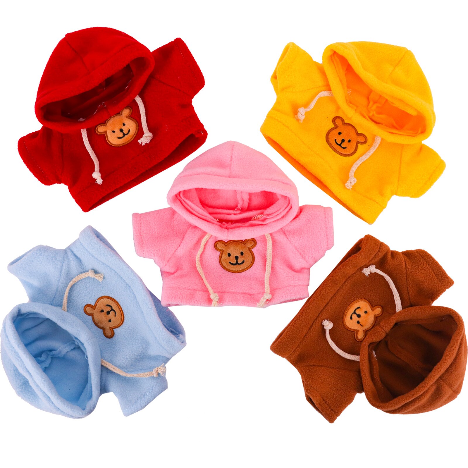 Lalafanfan – vêtements de poupée de canard en peluche multicolore, 30cm, accessoires, jupe douce, manteau en coton, hauts adaptés à la poupée de canard, jouets pour enfants, pour enfants