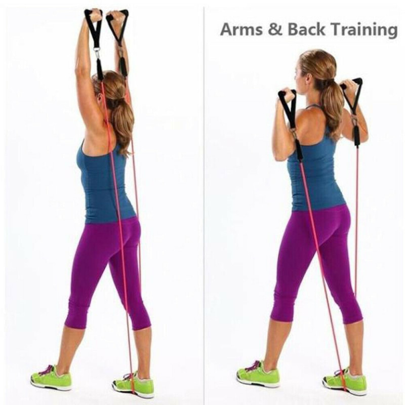 11 pièces/ensemble bandes de résistance exercice d'entraînement lourd Yoga Crossfit Tubes de Fitness étirement entraînement à domicile gymnases entraînement élastique