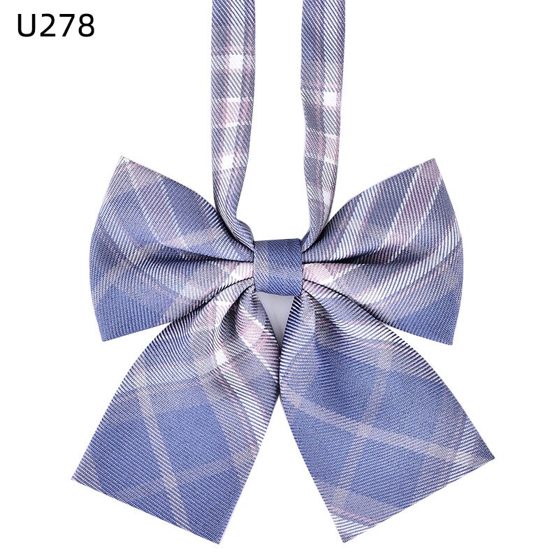 JK Uniform Bow Tie Japanese School Uniforms Striped Wrap Girls Preppy Style Neckties Female Bow-knot Women Apparel Accessories: SU278