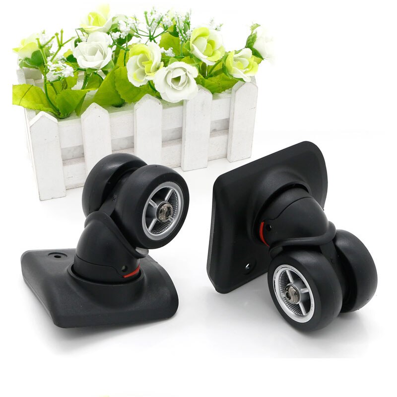 Guguluza roues de rechange pour bagages, pièces de réparation pour valises à roulettes noires, accessoires pour valises à roulettes  w078