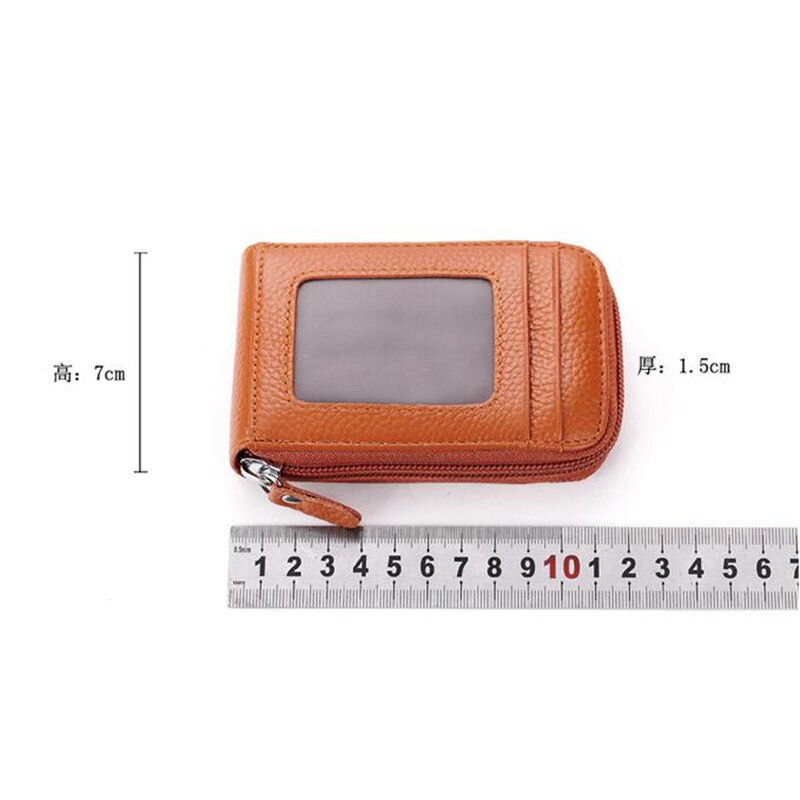 Leather Unisex Card Holder Wallets Female Credit Card Holders Women Pillow Card holder Purse