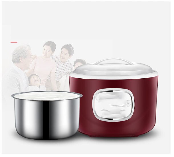 Yogurt machine 1L mini household stainless steel inner 15W Breakfast machine