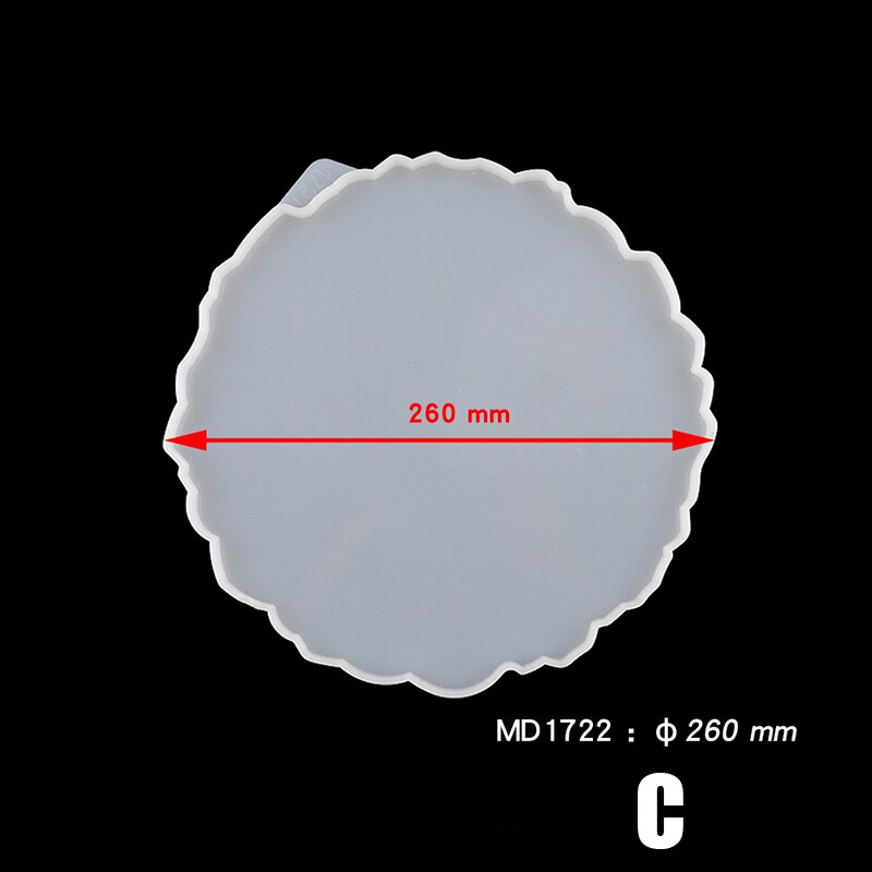 Large Silicone Tray Fluids Artist Mold Irregular Coasters Epoxy Resin Art Supplies Make Your Own Tray Resin Mold CLH@8: c