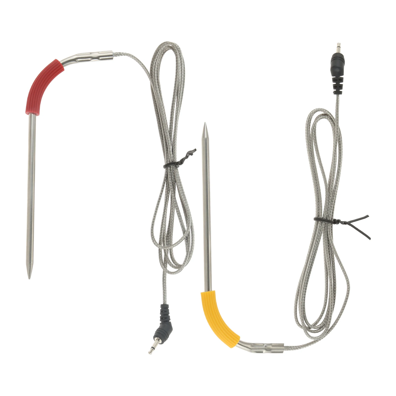 2 Stück/1 Satz Grill-Temperaturfühler Ersatz für Weber Igrill 2/3/Mini-Serie Edelstahl Fleisch Interner Monitor Sensor BBQ