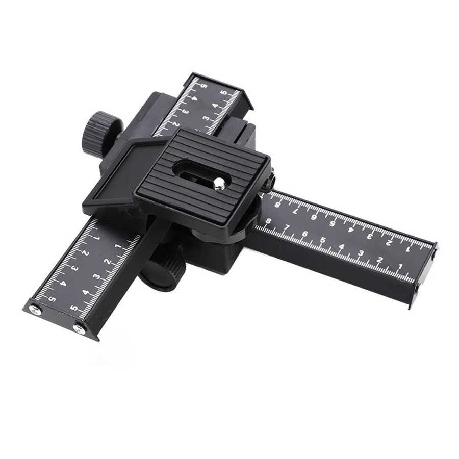 Camera Rail Slider dslr camera 4 Way Macro Focusing Rail Slider with 1/4" Mounting Screw for Close-up Shooting dolly