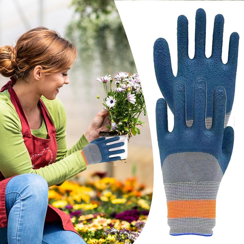 1 paar tuinhandschoenen Steekbestendig Waterdicht Onderhoudswerk Rubberen handschoenen Tuinbeschermende uitrusting Veiligheid plantgereedschap