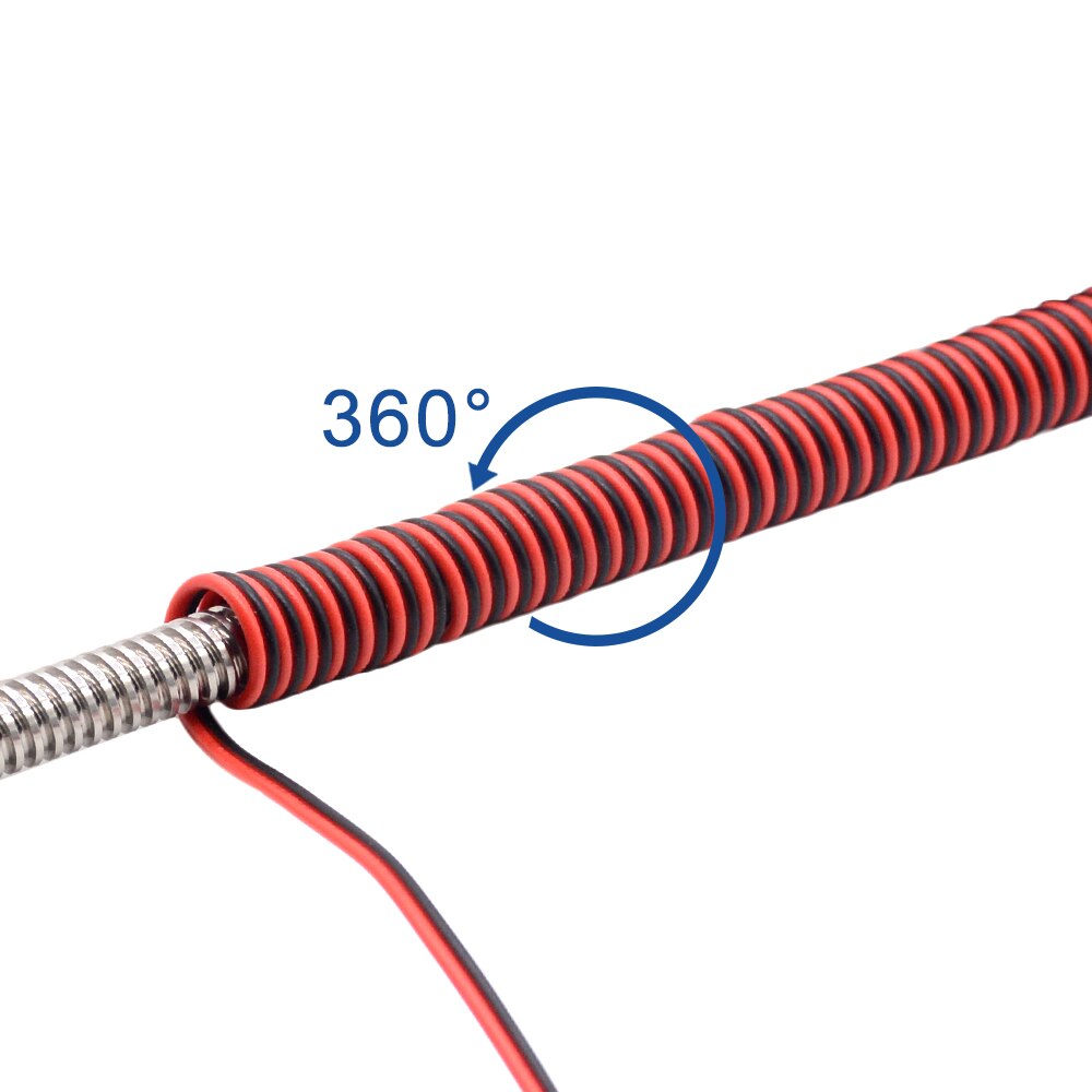 5M/Lot Red Black 2Pins 24AWG LED Extension Thinned Copper Wire Cable with wire cross-section 0.2 PVC Insulated Wire for Car