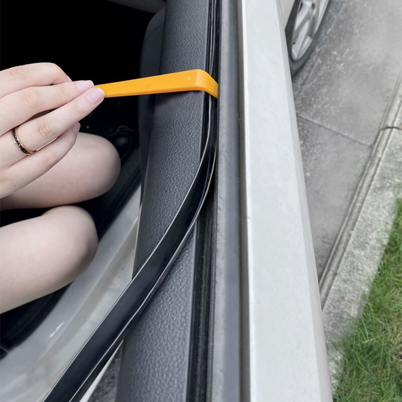 Auto Rubber Side Window Filler Tochtstrip V Vorm Auto Side Window Seal Strip Geluidsisolatie Auto Window Lift Afdichting Strips