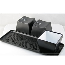 teclado Simple Ctrl ALT DEL tipo taza de café o té contenedor de 3 unids/set de tazas de café de