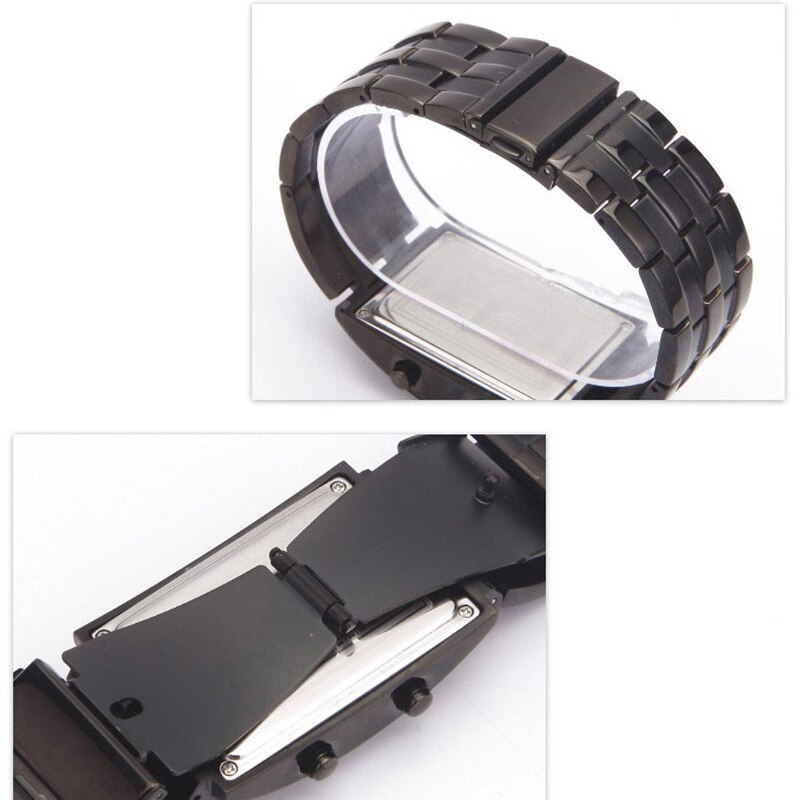 Binary LED Digital Wrist Band Matching Watch for Couple FOU99