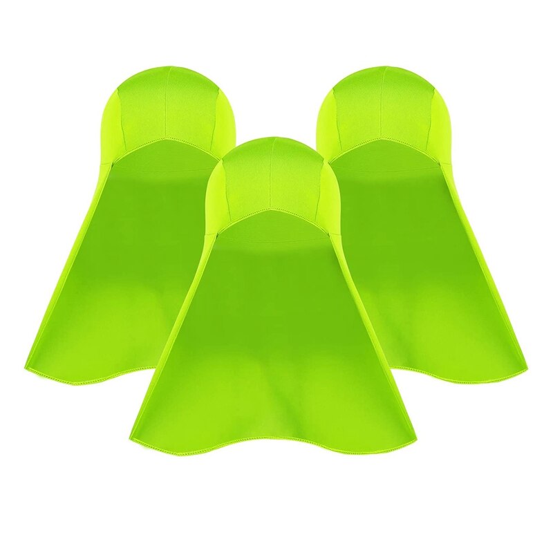 3Pcs Hard Hat Neck Shade Elastic UV Protection Sun Shade Hat Neck Shield Neck Protector to Cover: Lavender