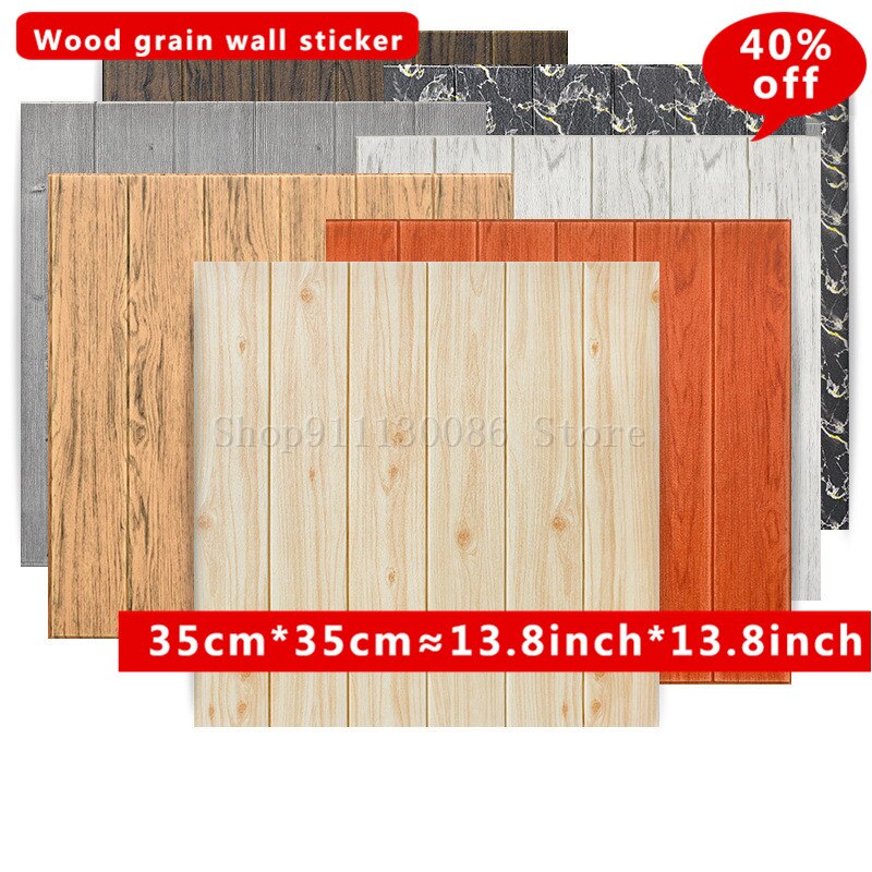 Zelfklevende 3D Baksteen Muurstickers Steen Woonkamer Decor Foam Waterdicht Panelen Wandbekleding Behang Thuis Tv Achtergrond Kid