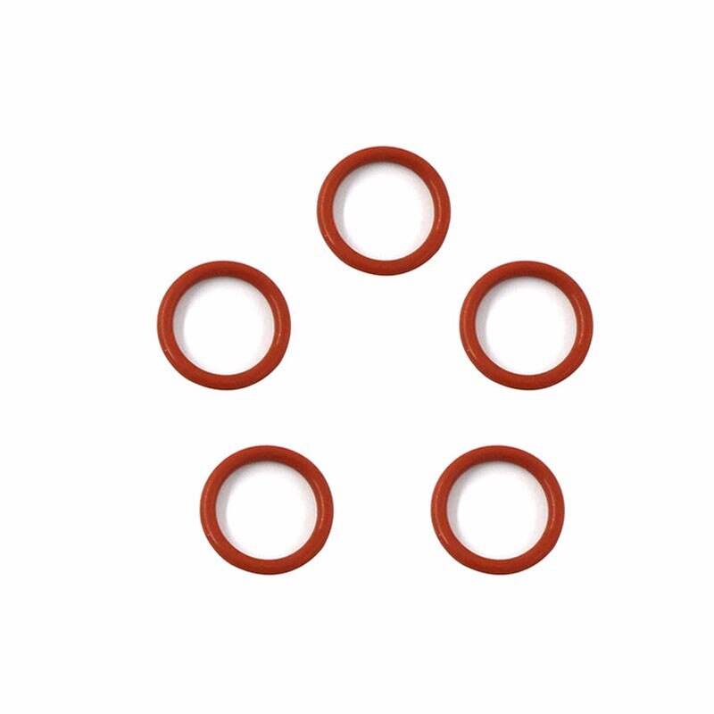 Joint torique rouge en Silicone de alimentaire, 50 pièces/lot, sans soudure, pour brassage à domicile, bouilloire, matériel à haute température