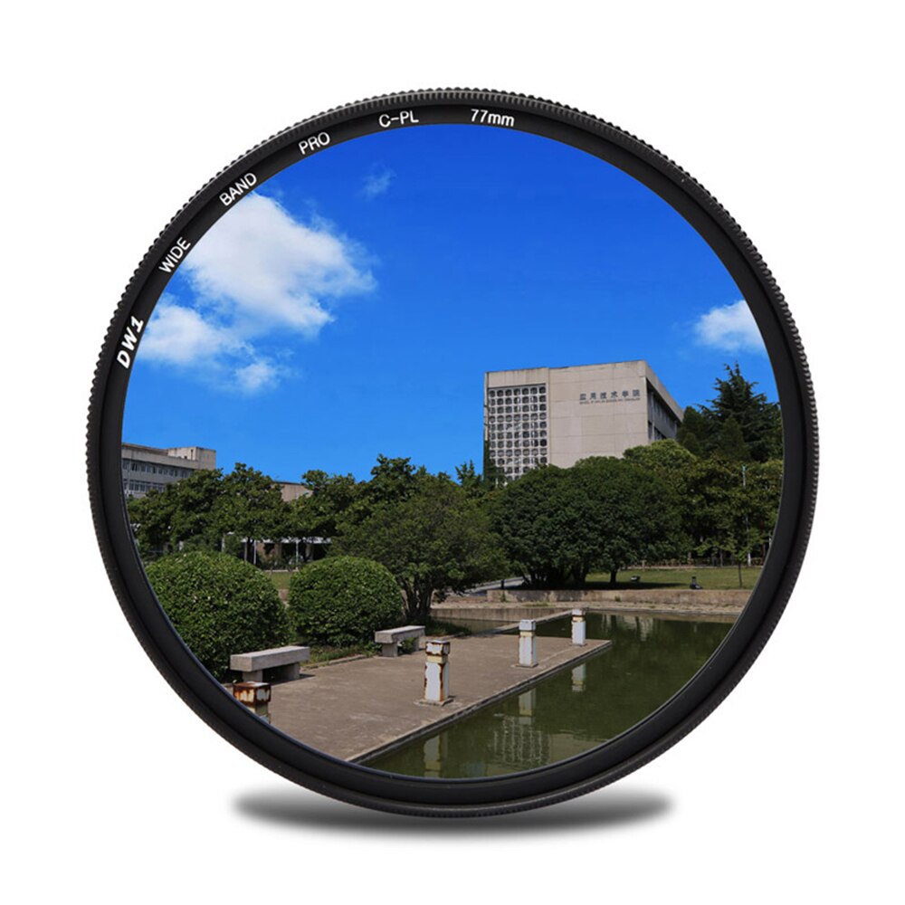 Walkingway Cpl Camera Filter Circulaire Polarisatiefilters CIR-PL Filters Filtor Voor Nikon Canon Dslr Camera Lens 52/55/58/62/67/72/77/82