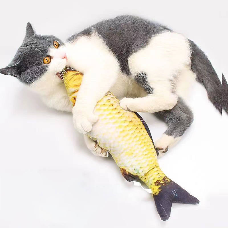 Catnip gato peixe brinquedo animais de estimação suprimentos para gato bonito brinquedos dentes moagem simulação interativa peixe gato hortelã brinquedo para gatinho