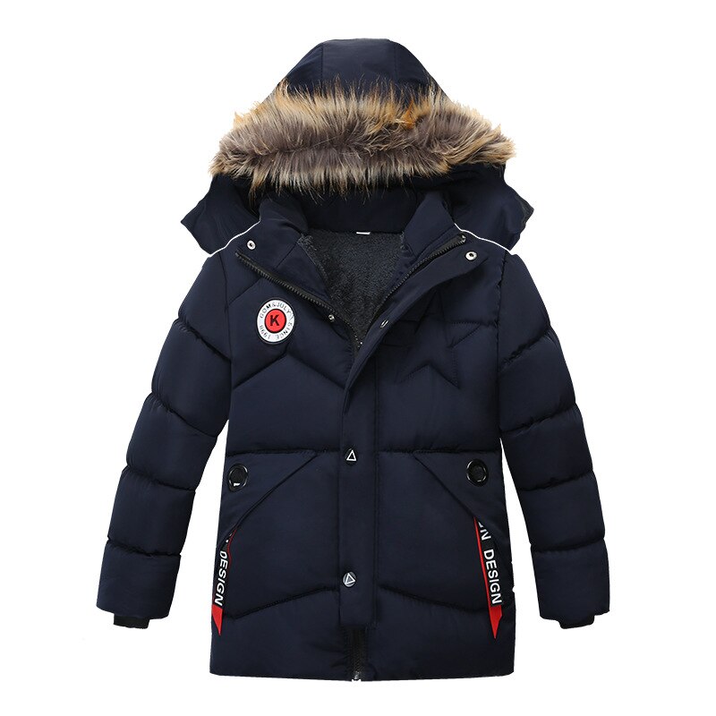 2022 Herfst Winter Baby Jongens Jas Jas Voor Jongens Kinderen Jas Kinderen Hooded Warme Bovenkleding Jas Voor Jongen Kleding 2 3 4 5 Jaar: C / 120CM