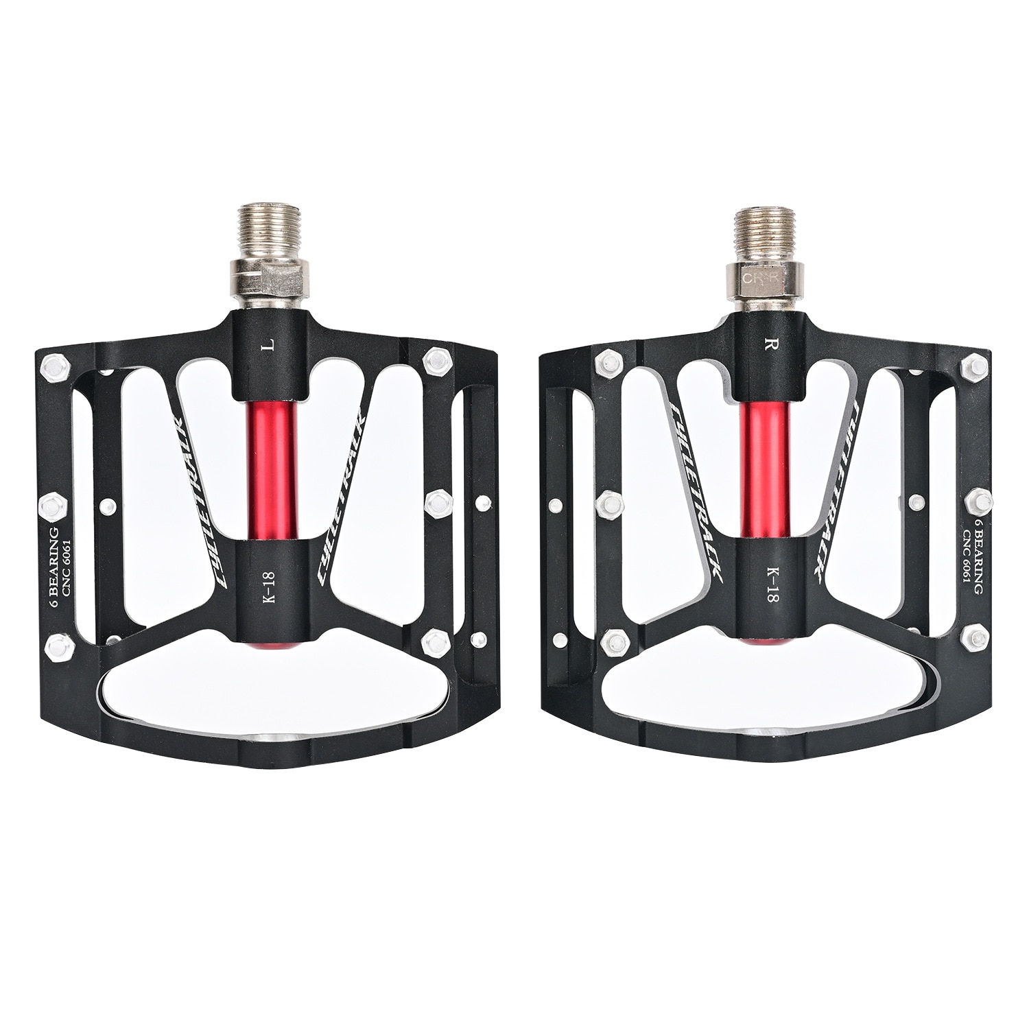 3 lager MTB Rennrad Pedale Ultraleicht Aluminium Legierung Regenbogen Mountainbike Pedal Flache BMX Klapp Fahrrad Pedale Zubehör
