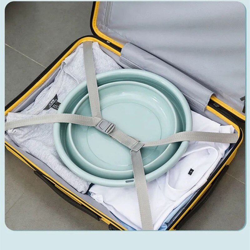 Portable Folding Bucket Camping Washbasin Basin Silicone Collapsible Fishing Car Wash Cleaning Supplies