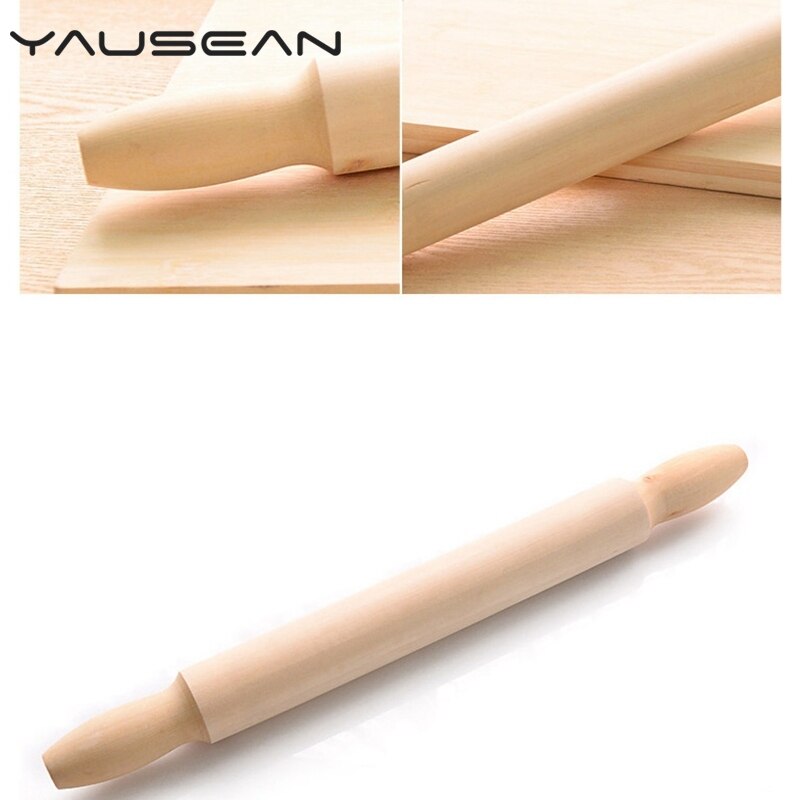 Large Solid Wood Rolling Pins Pizza Bread Biscuit Baking Tool Stick Decoration Dough Roller Wooden Sticks Kitchen Accessories