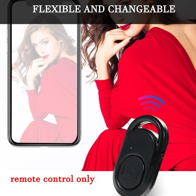 Remote Shutter Clicker Wireless Bluetooth Selfile Button Controller Trigger for Android iOS iPhone iPad Samsung Google Tablets