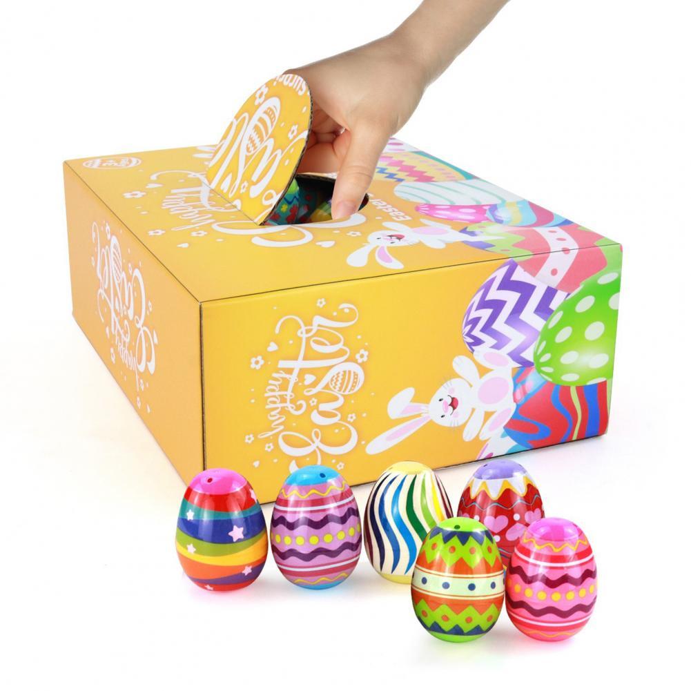 Caja de descompresión de huevo de Pascua, utensilio decorativo ligero, complemento festivo para , 1 unidad