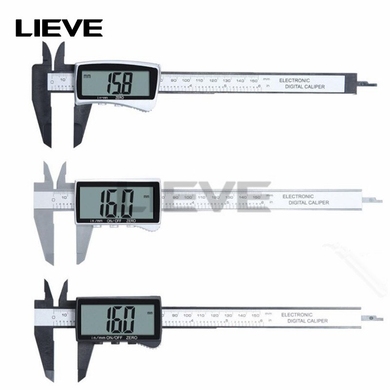 electronic digital display vernier caliper Inch/Metric Conversion 6Inch 0-150mm HD full-screen caliper measurement tool