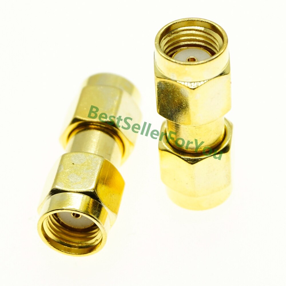 RP SMA male plug To RP-SMA male Straight RF connector Adapter