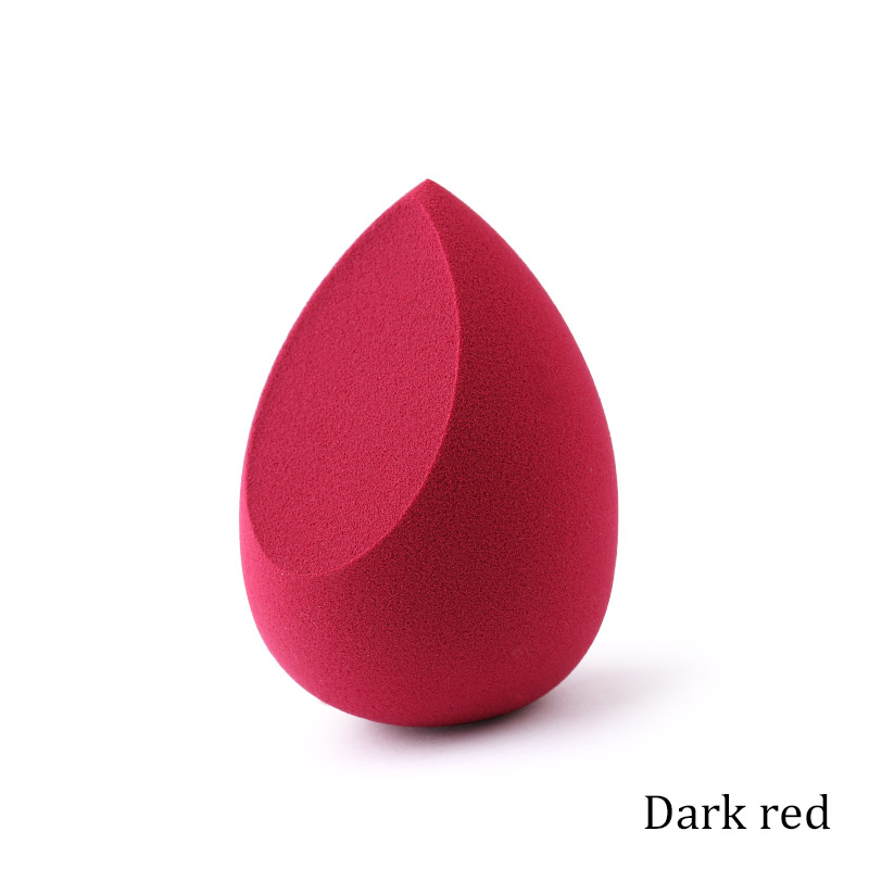 Éponge de maquillage anti-cernes, poudre cosmétique lisse, bouffante, fond de teint en forme de coupe, goutte d'eau, outil mélangeur de maquillage biseauté: YELLOW