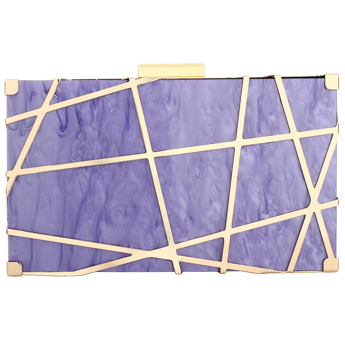 Acryl Geometrische Clutch Bag Kerst Avond Tassen Voor Vrouwen Roze Schoudertas Vrouwelijke Keten Party Wedding Koppelingen Purse Paars