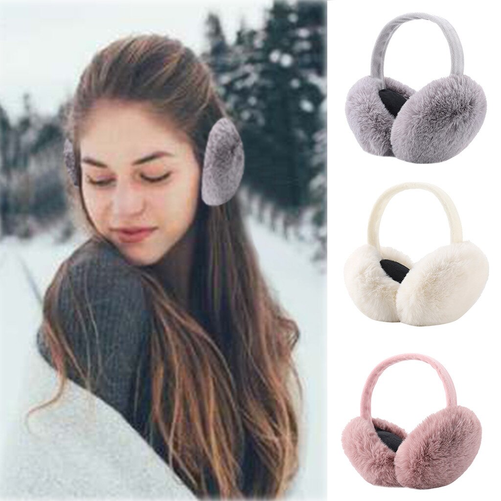 Winter Warm Plush Ear Earmuffs Korean Kawaii Girl Soft Plush Fur Earmuffs Muffs Outdoor Thicken Earmuffs Earlap Headband #38