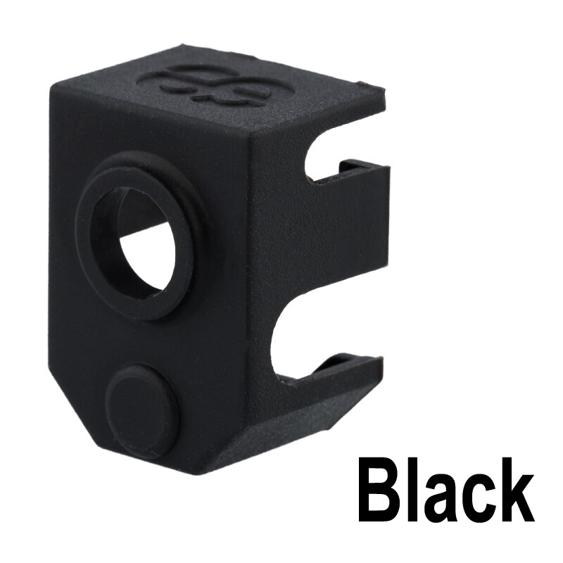 Calcetines suaves de silicona Phaetus Dragon para impresora 3D, protección de temperatura Hotend para Voron 0/1,8/2,4, bloque calentador Dragon: 0,4 mm / Negro