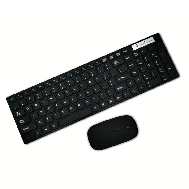 2.4G Wireless Keyboard and Mouse Set for Laptop PC Computer Silent Ultra-thin