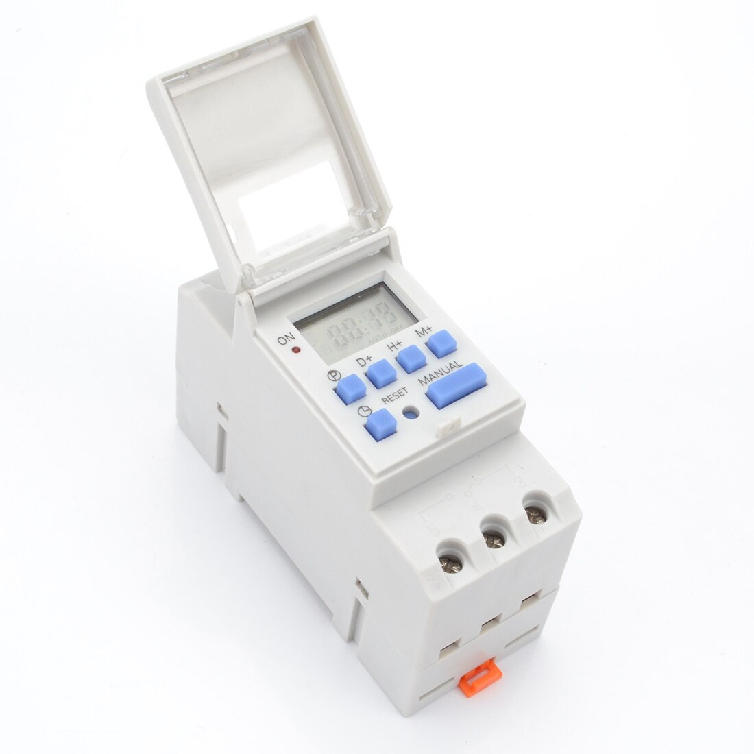 Timer switch 7 dagar skena digital veckoprogrammerbar elektronisk mikrodator tid switch 220v 110v 30a 12v ringrelä