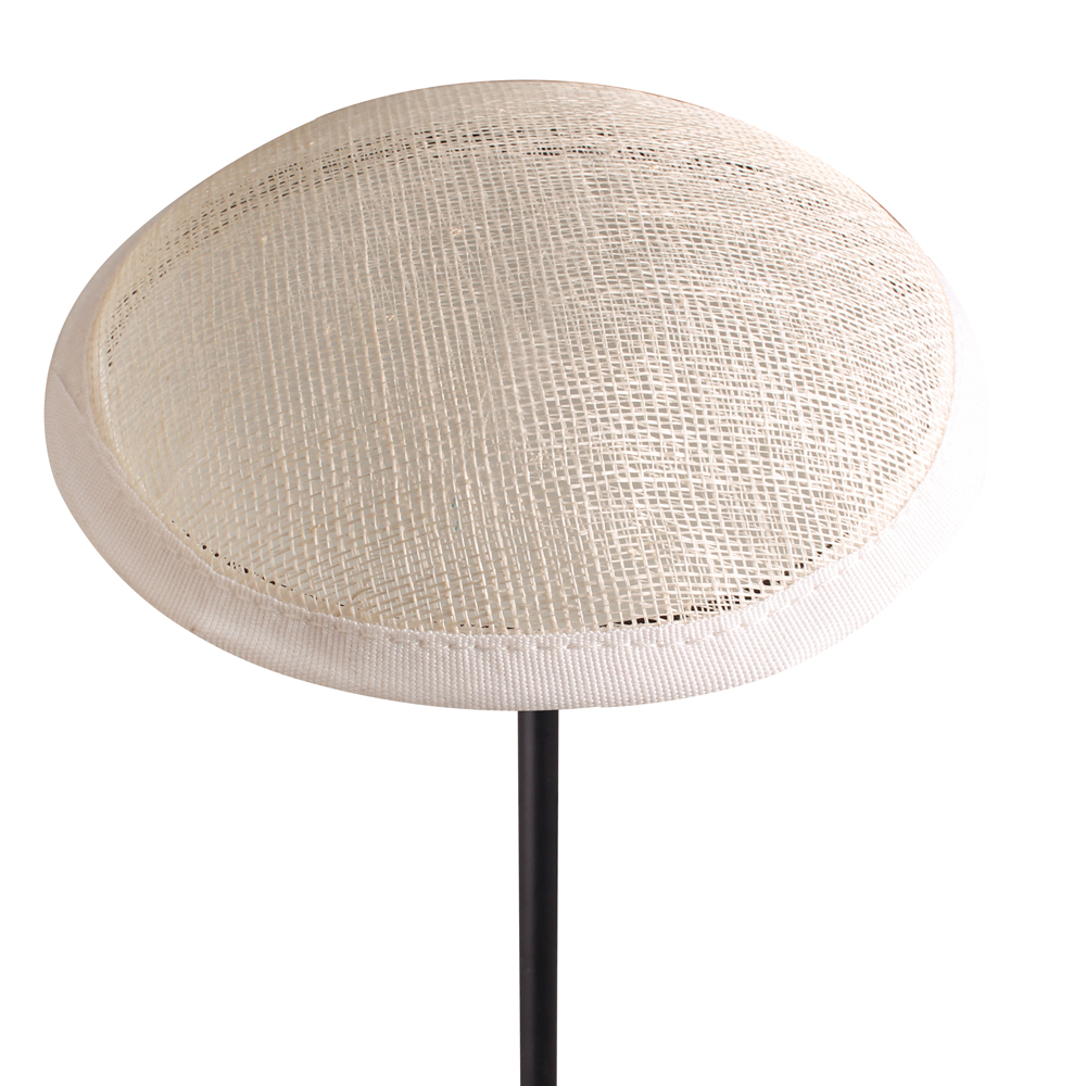 13CM Round Linen Hat DIY Millinery Fascinator Base For Netting Hair Top Hat Women Party Accessory Cap Holder 6PCS/LOT: XXS / Beige