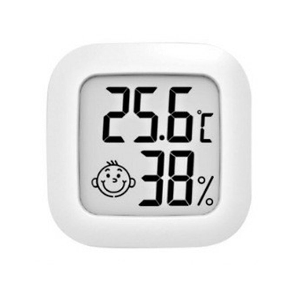 Mini drinnen Thermometer Digital LCD Temperatur Sensor Feuchtigkeit Meter Thermometer Zimmer Hygrometer Messgerät