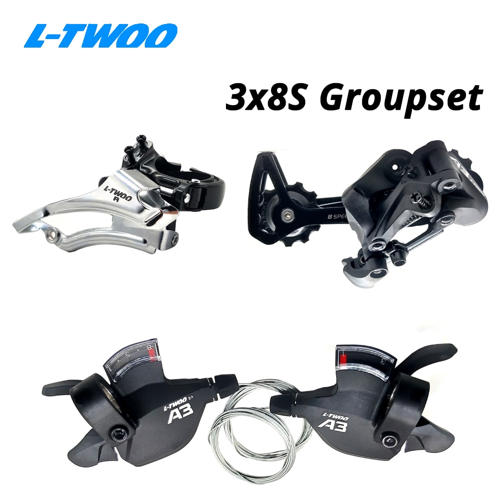 LTWOO A3 3X8 24 Vitesses Dérailleurs Groupset 8s manette de vitesse levier Dérailleur Avant 8 vitesses Arrière Commutateurs costume m310 m360 alivio m410