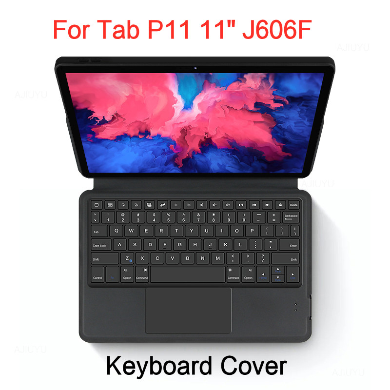 Funda con teclado HUWEI para Lenovo Tab P11 TB-J606F P11 Plus TB-J606X TB-J607F, funda para tableta Xiaoxin Pad Plus de 11 ", carcasa inteligente: 6 / Multicolor