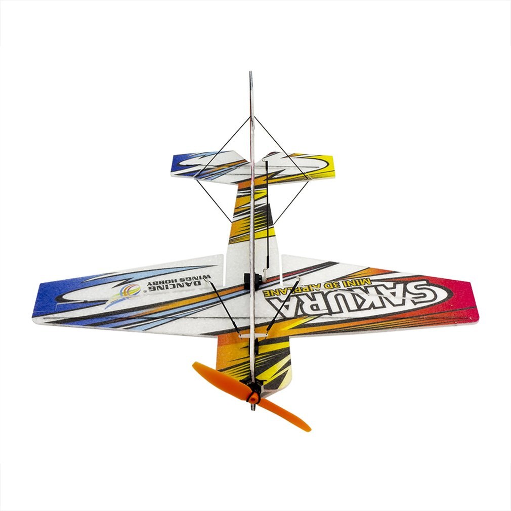 Avion électrique RC EPP 3D F3P intérieur, Sakura, 420mm, contrôlé par Radio, non assemblé, besoin de construire un avion