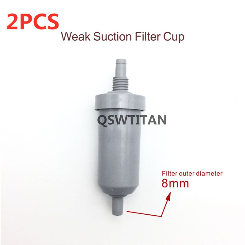 2pc Dental Filter cup plastic filter cup for dental chair Saliva Ejector Suction: 2pc Weak