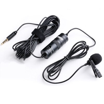 Boya  m1/m1dm pro lavalier mikrofon 3.5mm mikrofon til iphone smartphone canon nikon dslr vs boya af  m1 kamera video mic recor