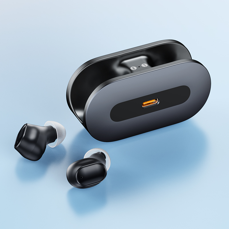 Bezprzewodowe słuchawki Baseus True Bluetooth 5.3 HiFi Sportowe słuchawki douszne Szybkie ładowanie 0,06 'Niski czas oczekiwania 25 godzin odtwarzania: Czerwony